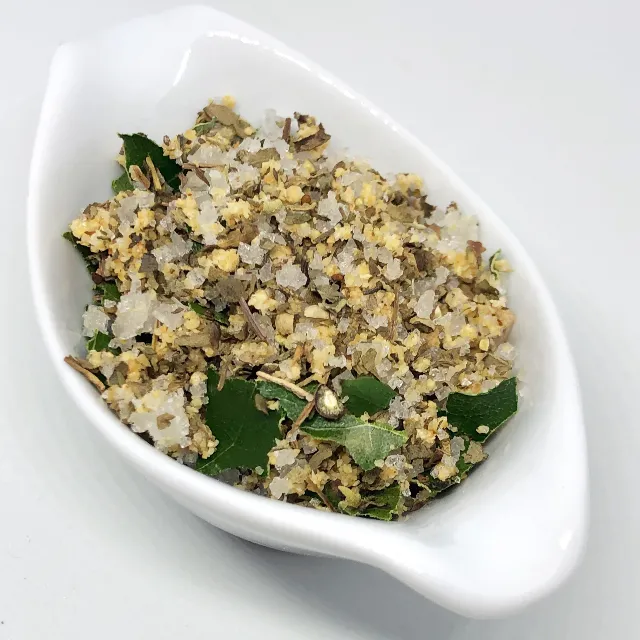 Bay Leaf and Basil Salt
