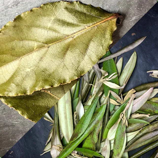 Duo aromatique - Feuilles de laurier & olivier
